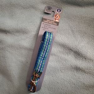 Dog collar blue & green